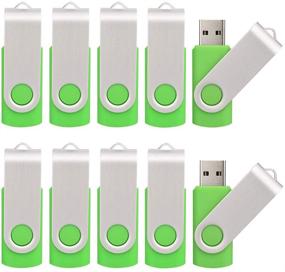 img 4 attached to 💚 КАЛСАН 10 Пакет 8ГБ USB Флеш Драйв USB 2.0 Флешка-Зеленый