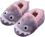 🦈 cute cartoon shark winter slippers for toddler baby boys and girls - soft, anti-slip, and perfect for home logo