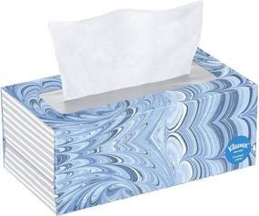 img 1 attached to Kleenex Facial Tissues - Flat Box, 144 Count