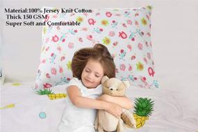 img 3 attached to Toddler Pillowcase Zippered Pillows Knlpruhk Bedding