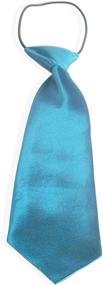 img 4 attached to Solid Color Polyester Years Blue Boys' Accessories at Neckties