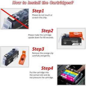 img 2 attached to 🖨️ Sotek Compatible Ink Cartridge Replacement for Photosmart 7520, 6520, 5520 - High Quality 564XL Ink (12 Pack)