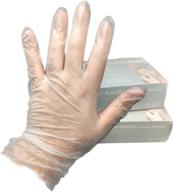 vinyl gloves disposable plastic synthetic logo