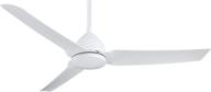 🌀 minka-aire f753-whf, java outdoor ceiling fan 54-inch flat white with remote control логотип