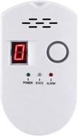 🔥 advanced natural digital gas detector: high sensitivity home gas alarm for reliable gas leak detection & monitoring in kitchen логотип