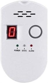 img 4 attached to 🔥 Advanced Natural Digital Gas Detector: High Sensitivity Home Gas Alarm for Reliable Gas Leak Detection & Monitoring in Kitchen