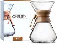 кофеварка chemex classic pour over для кофе, чая и эспрессо, стеклянная, для кухни и обеденной зоны логотип