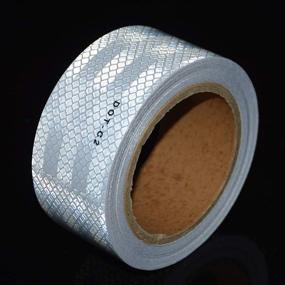 img 2 attached to Conspicuity Reflective Tape White - DOT C2, Occupational Health & Safety Products