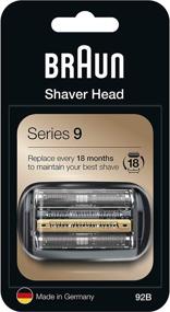 img 4 attached to Braun Series 9 Shaver Replacement Part 92B Black - High-Quality and Compatible