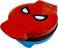 🕷️ marvel spider-man waffle maker: spidey's mask on your waffles - waffle iron deluxe! логотип