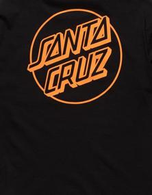 img 2 attached to 👕 Santa Cruz Black T Shirt XXL: Effortless Style & Optimal Comfort for Big & Tall Fits