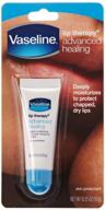 💋 vaseline lip therapy advanced formula 0.35oz (pack of 9): moisturize & protect your lips with a bulk value pack! logo