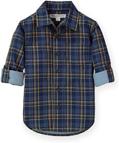 img 4 attached to 👔 Seo-Optimized: Hope & Henry Boys' Long Sleeve Double Weave Convertible Button Down Shirt