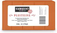 🎨 sargent art plastilina modeling clay, terracotta - 5-pound: durable and versatile for sculpting and crafts logo