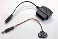 🔌 efficient and easy-to-use obd ii connector vehicle memory saver: reliable 9v battery powered solution logo
