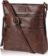 👜 stylish vintage adjustable crossbody kadirosa women's handbags & wallets: a perfect blend of fashion and functionality logo