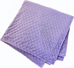 img 2 attached to 👶✨ Luxurious MEG ORIGINAL Lavender Baby Girl Minky Dot Blanket for Unmatched Comfort and Style