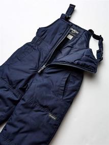 img 2 attached to OshKosh BGosh Snowbib Snowsuit: Stylish Toddler Winterwear for Boys - Jackets & Coats