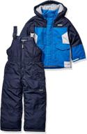 oshkosh bgosh snowbib snowsuit: stylish toddler winterwear for boys - jackets & coats logo