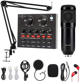 img 4 attached to Equipment ALPOWL Condenser Microphone Streaming Accessories & Supplies