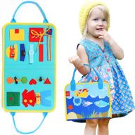 🏰 lehoo castle busy board montessori toys: sensory basics for toddler learning logo
