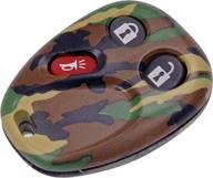 dorman 13618gnc keyless entry transmitter cover: green woodland camouflage, ideal for compatible models logo