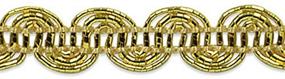 img 1 attached to Expo International Pia Metallic Scroll Braid Trim Embellishment - Elegant 20-Yard Gold Trim for Crafts and Décor