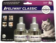 🐱 feliway classic diffuser refill for cats: long-lasting calming & comfort at home (2 pack, 48 ml) logo