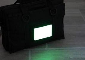 img 1 attached to 🔦 Embrite BEACON Morale Patch - 2-inch x 3-inch Velcro Attachment with Glow-in-the-Dark Features