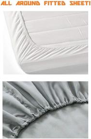 img 1 attached to Elegant Comfort Egyptian 4 Piece Resistant Bedding