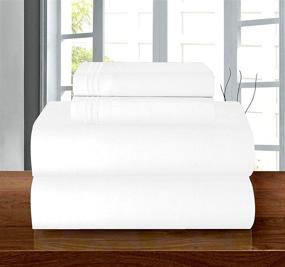 img 3 attached to Elegant Comfort Egyptian 4 Piece Resistant Bedding