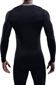 img 1 attached to 🏃 Neleus Men's Athletic Compression Sport Running Long Sleeve T-Shirt: Boost Performance, Comfort, and Style!