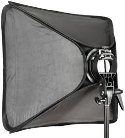 img 1 attached to 📸 Godox 40x40cm Softbox Kit for Studio Photography Camera Flash with Bowens Elinchrom Mount (15.7x15.7)