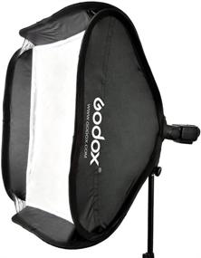 img 3 attached to 📸 Godox 40x40cm Softbox Kit for Studio Photography Camera Flash with Bowens Elinchrom Mount (15.7x15.7)