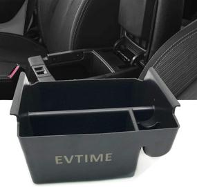 img 4 attached to 🚗 EVTIME Organizer Tray for Jeep Wrangler JK and JKU Accessories 2011-2018 Center Console