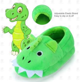 img 3 attached to 🌈 Dream Bridge Cartoon Non Slip Slippers for Boys' - Stylish Shoes at Slippers