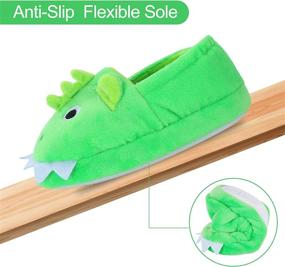img 1 attached to 🌈 Dream Bridge Cartoon Non Slip Slippers for Boys' - Stylish Shoes at Slippers