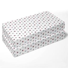 img 3 attached to ⛵️ Bacati - Little Sailor Soft and Breathable 100% Cotton Muslin Crib Fitted Sheets - Fits Standard 28 x 52 x 5 Crib & Toddler Mattresses (Boats - Navy/Red)