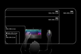 img 2 attached to 🖱️ SteelSeries QcK Gaming Surface - Premium Small Cloth Mouse Pad: Unmatched Precision for Gaming Sensors