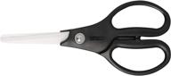 kyocera csl-07wh-bk ceramic scissors - compact 7.2 inch size, black handle and white blades logo