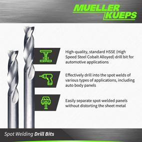 img 2 attached to 🔩 Mueller Kueps 244 008 High-Speed Steel (HSS) Drill