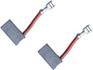 🔌 2-pack carbon motor brushes compatible with dewalt dw718 / dws780 / dw717 miter saw - replacement part for power tools logo