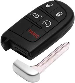 img 4 attached to 🔑 VOFONO Keyless Entry Remote Car Key Fob for Jeep Grand Cherokee 2014-2020/Dodge Charger 2012-2018 - Replacement FCC ID: M3N40821302