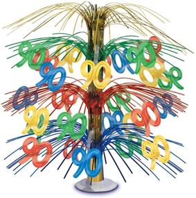 img 1 attached to 🌈 90 Cascade Centerpiece (multi-color) Decoration for Parties - 1 Piece