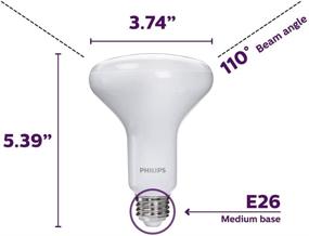 img 3 attached to 💡 Philips 650 Lumen LED Bulb: 2700-2200 Kelvin Equivalent for Bright and Warm Lighting