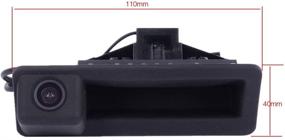 img 3 attached to LYNN задняя видеокамера заднего вида для BMW серий 3er 4er 5er X3 F25 X4 X5 320Li 530i 328i 535i F30 F31 F32 F34 F35 F80 (LS8003=110x40мм) с ночным видением