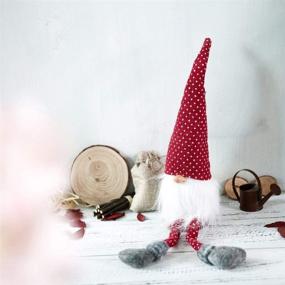 img 1 attached to 🎅 ITOMTE Handmade Swedish Gnome - 20.5 Inches, Red. Perfect Nordic Figurine for Christmas Decorations and Holiday Presents