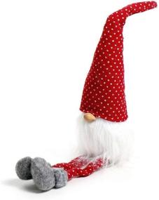 img 3 attached to 🎅 ITOMTE Handmade Swedish Gnome - 20.5 Inches, Red. Perfect Nordic Figurine for Christmas Decorations and Holiday Presents