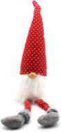 🎅 itomte handmade swedish gnome - 20.5 inches, red. perfect nordic figurine for christmas decorations and holiday presents logo