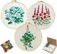 erjia embroidery starter stamped kit（3pack04） logo